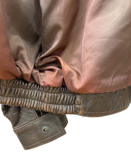 ノーブランド（ノーブランド）ノーブランド (ノーブランド) フライトジャケット ブラウン サイズ:不明の古着・服飾アイテム