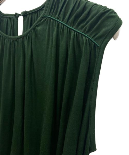 EZUMI（エズミ）EZUMI (エズミ) ノースリーブワンピース グリーン サイズ:Sの古着・服飾アイテム