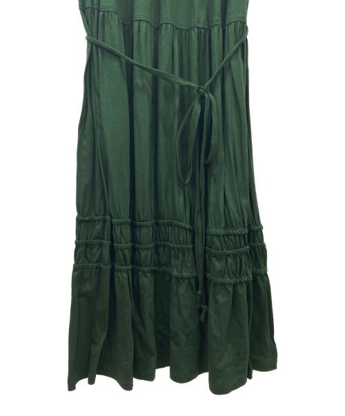 EZUMI（エズミ）EZUMI (エズミ) ノースリーブワンピース グリーン サイズ:Sの古着・服飾アイテム