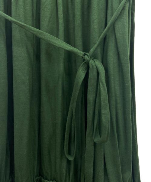 EZUMI（エズミ）EZUMI (エズミ) ノースリーブワンピース グリーン サイズ:Sの古着・服飾アイテム
