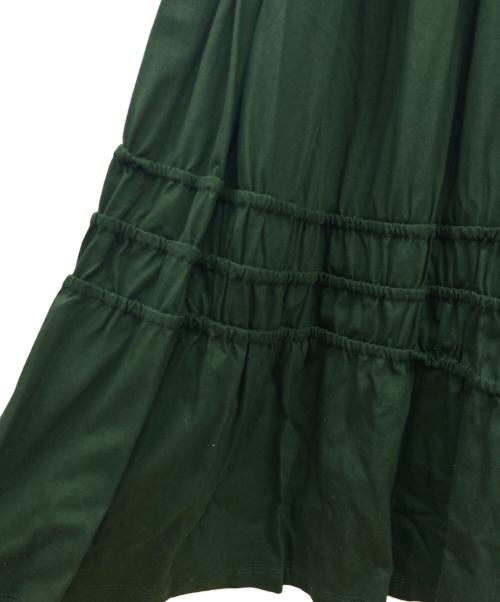 EZUMI（エズミ）EZUMI (エズミ) ノースリーブワンピース グリーン サイズ:Sの古着・服飾アイテム