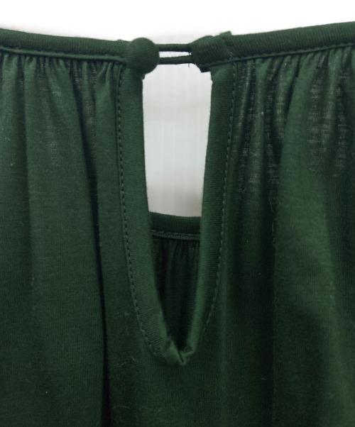 EZUMI（エズミ）EZUMI (エズミ) ノースリーブワンピース グリーン サイズ:Sの古着・服飾アイテム