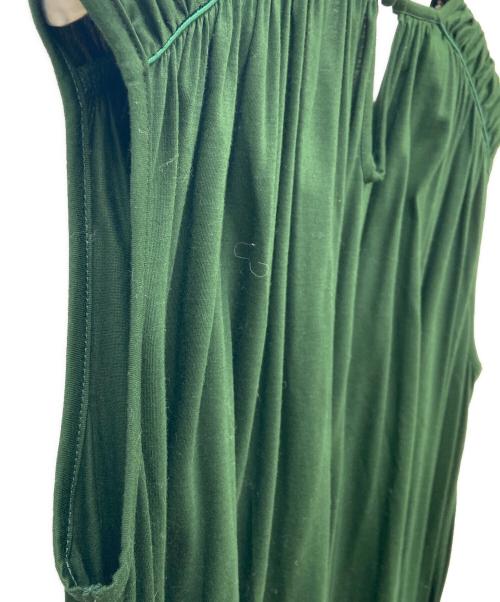 EZUMI（エズミ）EZUMI (エズミ) ノースリーブワンピース グリーン サイズ:Sの古着・服飾アイテム