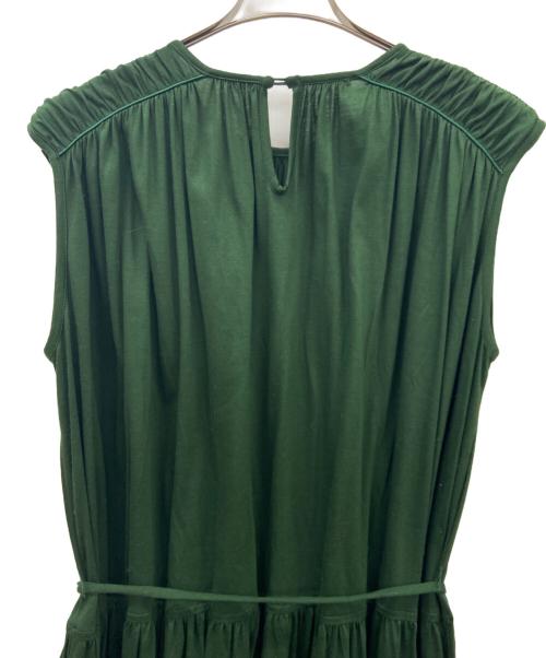 EZUMI（エズミ）EZUMI (エズミ) ノースリーブワンピース グリーン サイズ:Sの古着・服飾アイテム