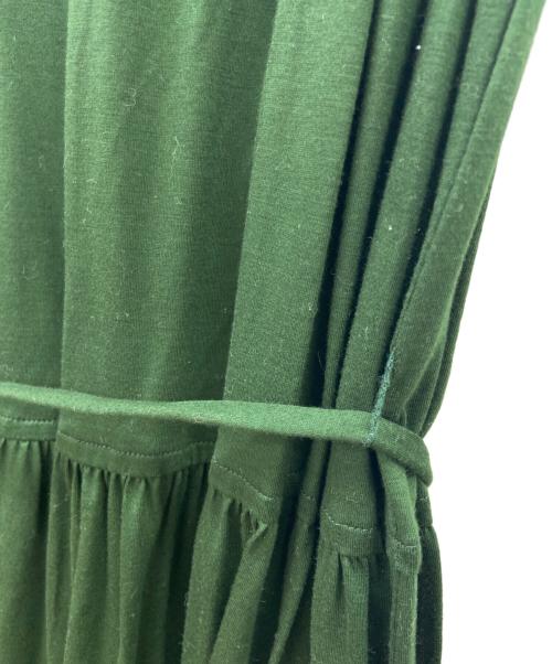 EZUMI（エズミ）EZUMI (エズミ) ノースリーブワンピース グリーン サイズ:Sの古着・服飾アイテム