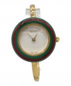 GUCCIグッチ）の古着「GUCCI　腕時計」｜ホワイト