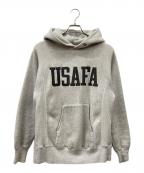 BUZZ RICKSON'Sバズリクソンズ）の古着「パーカー USAFA」｜グレー×ブラック