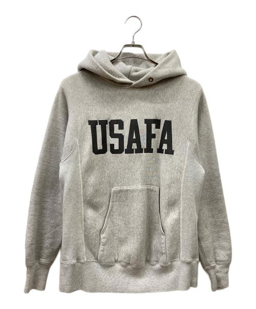 BUZZ RICKSON'S（バズリクソンズ）Buzz Rickson's (バズリクソンズ) パーカー USAFA グレー×ブラック サイズ:Mの古着・服飾アイテム