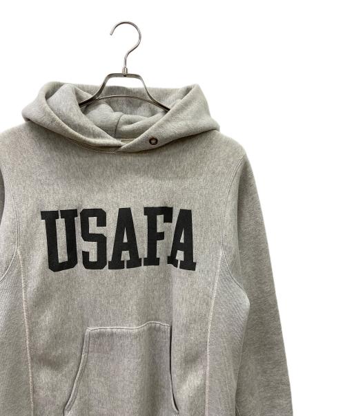 BUZZ RICKSON'S（バズリクソンズ）Buzz Rickson's (バズリクソンズ) パーカー USAFA グレー×ブラック サイズ:Mの古着・服飾アイテム