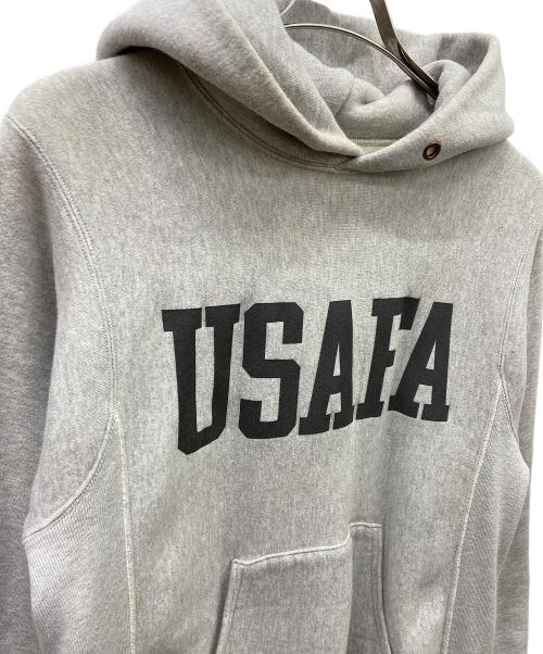 BUZZ RICKSON'S（バズリクソンズ）Buzz Rickson's (バズリクソンズ) パーカー USAFA グレー×ブラック サイズ:Mの古着・服飾アイテム