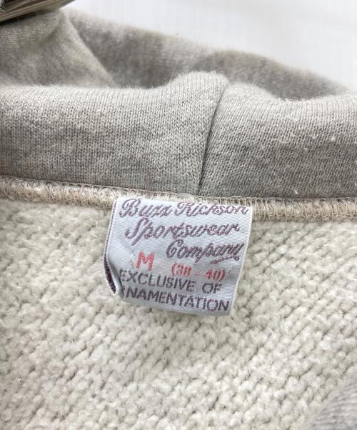 BUZZ RICKSON'S（バズリクソンズ）Buzz Rickson's (バズリクソンズ) パーカー USAFA グレー×ブラック サイズ:Mの古着・服飾アイテム