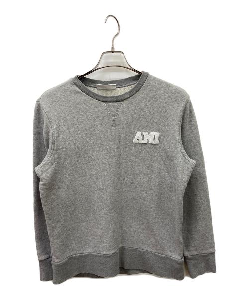 AMI Alexandre Mattiussi（アミアレクサンドルマテュッシ）AMI Alexandre Mattiussi (アミアレクサンドルマテュッシ) ロゴスウェット グレー サイズ:Sの古着・服飾アイテム
