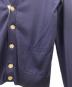 中古・古着 MAISON KITSUNE (メゾンキツネ) 薄手カーディガン ネイビー×レッド サイズ:XS：12000円