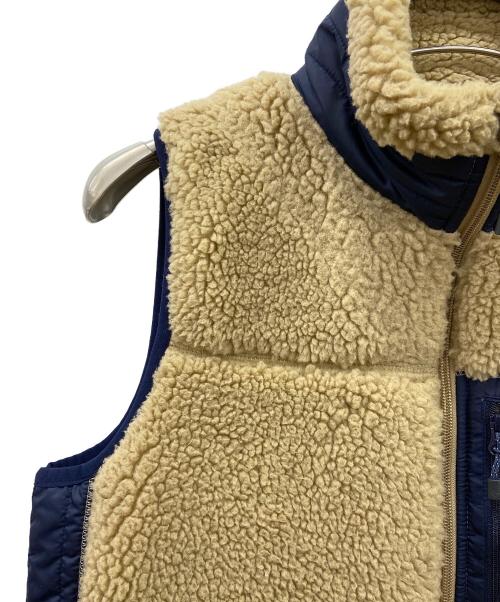 Columbia（コロンビア）Columbia (コロンビア) ボアベスト ベージュ×ネイビー サイズ:Lの古着・服飾アイテム