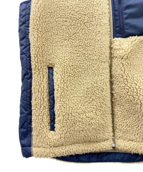 Columbia（コロンビア）Columbia (コロンビア) ボアベスト ベージュ×ネイビー サイズ:Lの古着・服飾アイテム