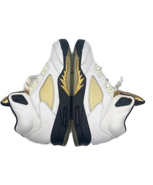 NIKE（ナイキ）NIKE (ナイキ) ハイカットスニーカー ホワイト×ゴールド サイズ:28の古着・服飾アイテム