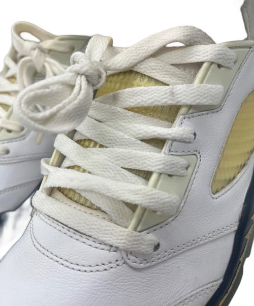 NIKE（ナイキ）NIKE (ナイキ) ハイカットスニーカー ホワイト×ゴールド サイズ:28の古着・服飾アイテム