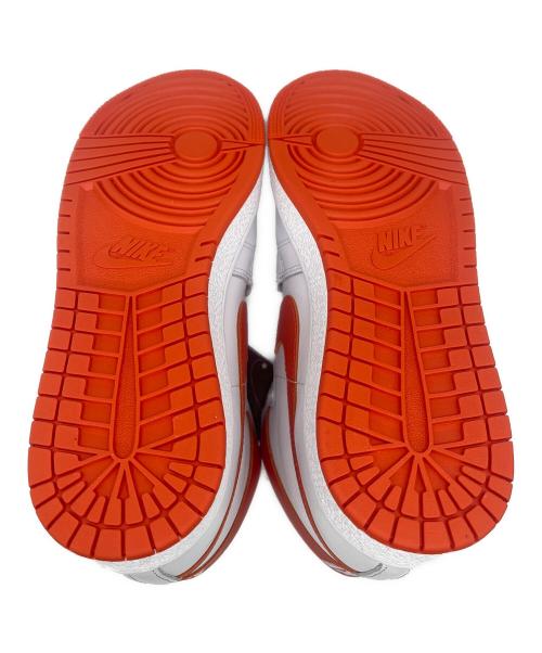 NIKE（ナイキ）NIKE (ナイキ) ハイカットスニーカー ホワイト×オレンジ サイズ:27.5 未使用品の古着・服飾アイテム