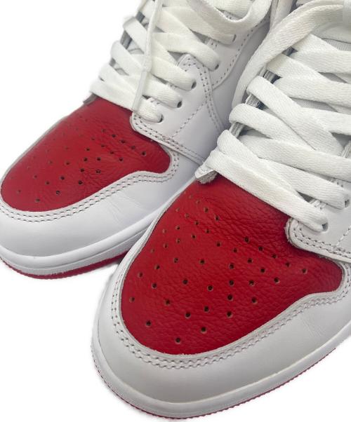 NIKE（ナイキ）NIKE (ナイキ) ハイカットスニーカー レッド×ホワイト サイズ:27.5の古着・服飾アイテム