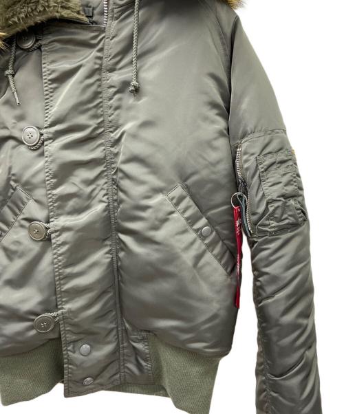 ALPHA（アルファ）ALPHA (アルファ) N-2Bジャケット グリーン サイズ:Mの古着・服飾アイテム