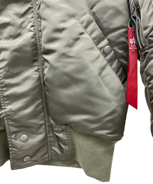ALPHA（アルファ）ALPHA (アルファ) N-2Bジャケット グリーン サイズ:Mの古着・服飾アイテム