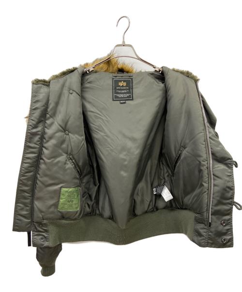 ALPHA（アルファ）ALPHA (アルファ) N-2Bジャケット グリーン サイズ:Mの古着・服飾アイテム