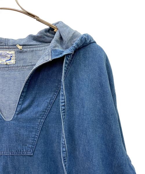 orSlow（オアスロウ）orSlow (オアスロウ) メキシカンパーカー ブルー サイズ:2の古着・服飾アイテム