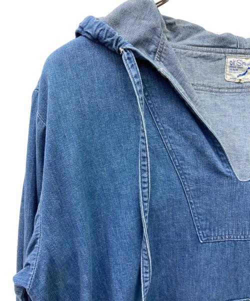 orSlow（オアスロウ）orSlow (オアスロウ) メキシカンパーカー ブルー サイズ:2の古着・服飾アイテム