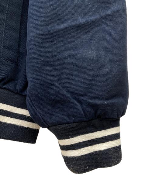 JH Deisign（ジェイエイチデザイン）JH Deisign (ジェイエイチデザイン) スタジャン ネイビー×ホワイト サイズ:4Lの古着・服飾アイテム