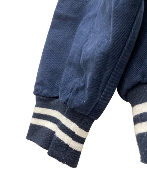 JH Deisign（ジェイエイチデザイン）JH Deisign (ジェイエイチデザイン) スタジャン ネイビー×ホワイト サイズ:4Lの古着・服飾アイテム