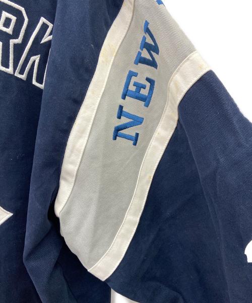 JH Deisign（ジェイエイチデザイン）JH Deisign (ジェイエイチデザイン) スタジャン ネイビー×ホワイト サイズ:4Lの古着・服飾アイテム