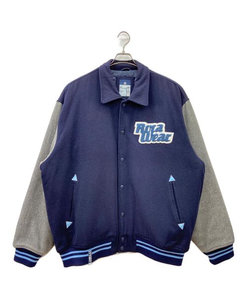 ROCA WEAR（ロカウェア）ROCA WEAR (ロカウェア) スタジャン ネイビー×グレー サイズ:XXXLの古着・服飾アイテム