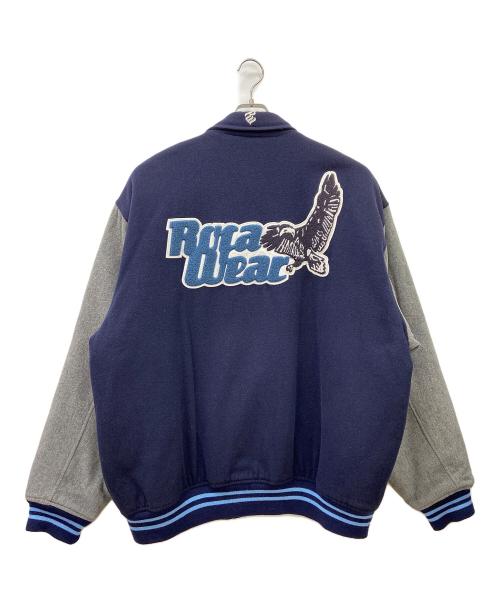 ROCA WEAR（ロカウェア）ROCA WEAR (ロカウェア) スタジャン ネイビー×グレー サイズ:XXXLの古着・服飾アイテム