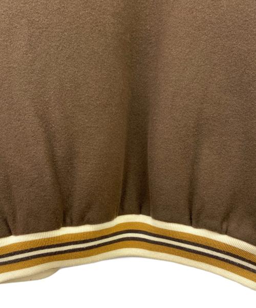 Cooperstown（クーパーズタウン）Cooperstown (クーパーズタウン) mitchell and ness スタジャン ブラウン×ベージュ サイズ:3XLの古着・服飾アイテム