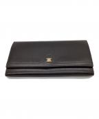 CELINEセリーヌ）の古着「長財布」｜ブラウン