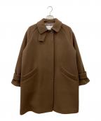 FRAMeWORKフレームワーク）の古着「ラムウールMIXコート」｜ブラウン