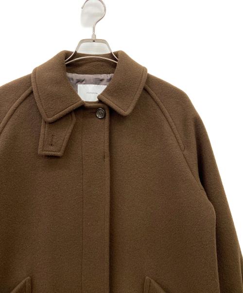 FRAMeWORK（フレームワーク）FRAMeWORK (フレームワーク) ラムウールMIXコート ブラウン サイズ:38の古着・服飾アイテム