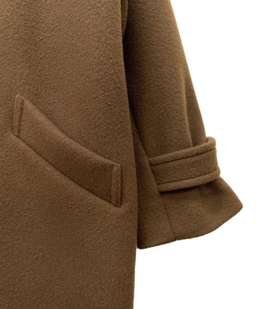 FRAMeWORK（フレームワーク）FRAMeWORK (フレームワーク) ラムウールMIXコート ブラウン サイズ:38の古着・服飾アイテム