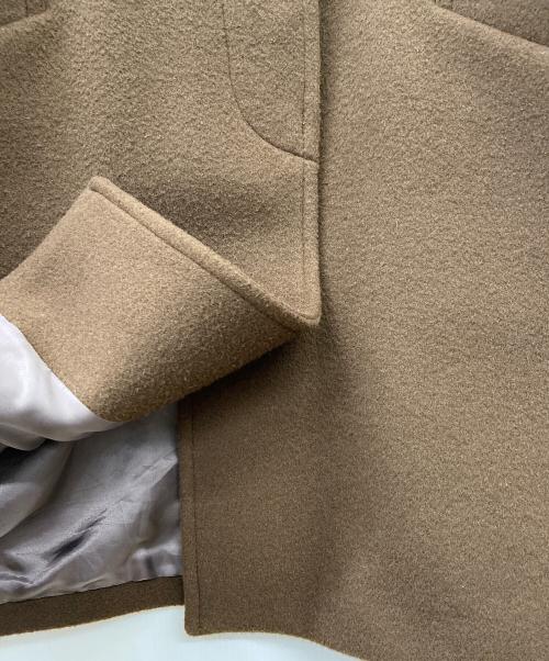 FRAMeWORK（フレームワーク）FRAMeWORK (フレームワーク) ラムウールMIXコート ブラウン サイズ:38の古着・服飾アイテム