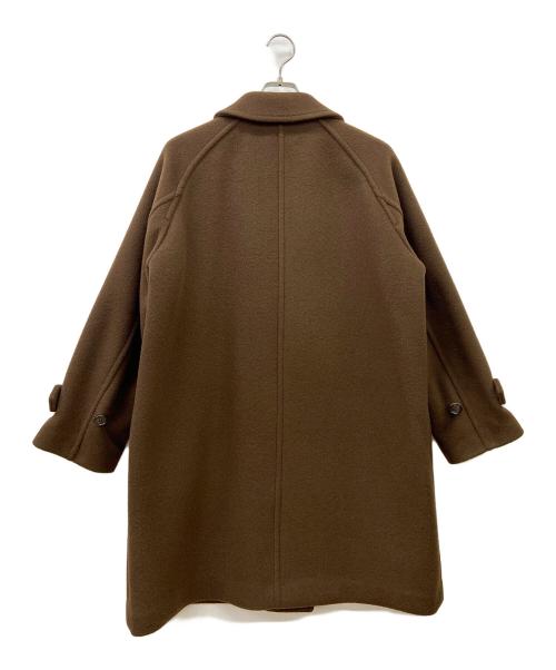 FRAMeWORK（フレームワーク）FRAMeWORK (フレームワーク) ラムウールMIXコート ブラウン サイズ:38の古着・服飾アイテム
