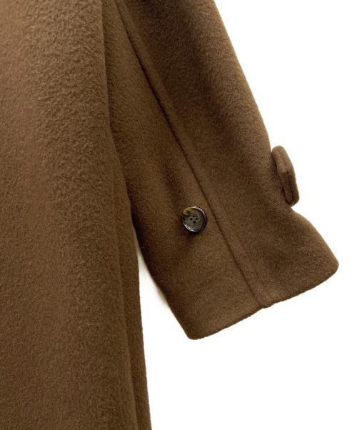 FRAMeWORK（フレームワーク）FRAMeWORK (フレームワーク) ラムウールMIXコート ブラウン サイズ:38の古着・服飾アイテム