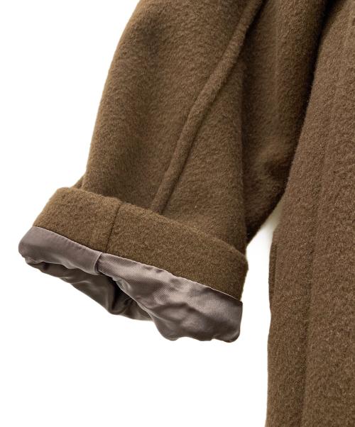 FRAMeWORK（フレームワーク）FRAMeWORK (フレームワーク) ラムウールMIXコート ブラウン サイズ:38の古着・服飾アイテム