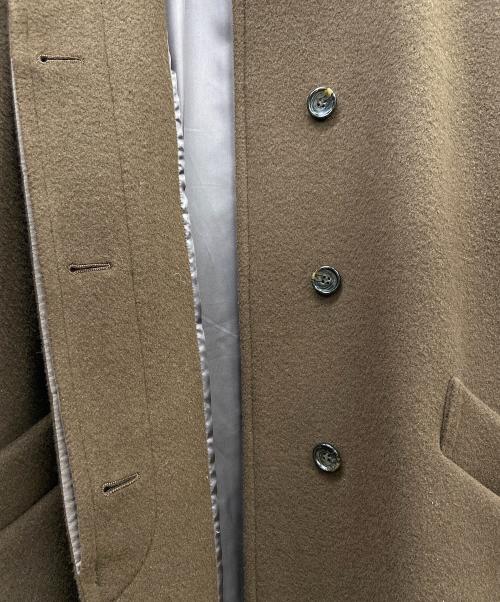 FRAMeWORK（フレームワーク）FRAMeWORK (フレームワーク) ラムウールMIXコート ブラウン サイズ:38の古着・服飾アイテム
