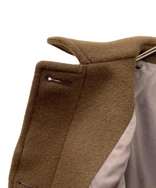 FRAMeWORK（フレームワーク）FRAMeWORK (フレームワーク) ラムウールMIXコート ブラウン サイズ:38の古着・服飾アイテム