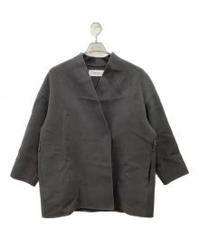 SOEJU（ソージュ）の古着「ウールリバーローブコート」｜グレー