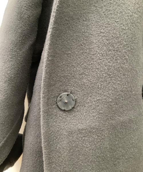 SOEJU（ソージュ）SOEJU (ソージュ) ウールリバーローブコート グレー サイズ:FREEの古着・服飾アイテム