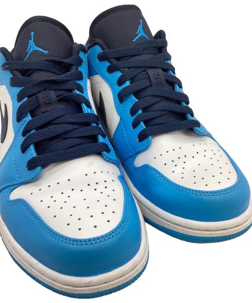 NIKE（ナイキ）NIKE (ナイキ) NIKE　AIR JORDAN　ローカットスニーカー スカイブルー×ホワイト サイズ:28㎝の古着・服飾アイテム