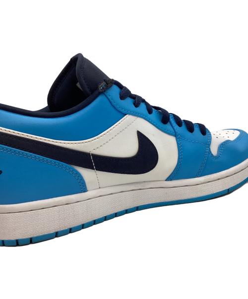 NIKE（ナイキ）NIKE (ナイキ) NIKE　AIR JORDAN　ローカットスニーカー スカイブルー×ホワイト サイズ:28㎝の古着・服飾アイテム