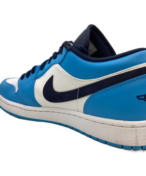 NIKE（ナイキ）NIKE (ナイキ) NIKE　AIR JORDAN　ローカットスニーカー スカイブルー×ホワイト サイズ:28㎝の古着・服飾アイテム