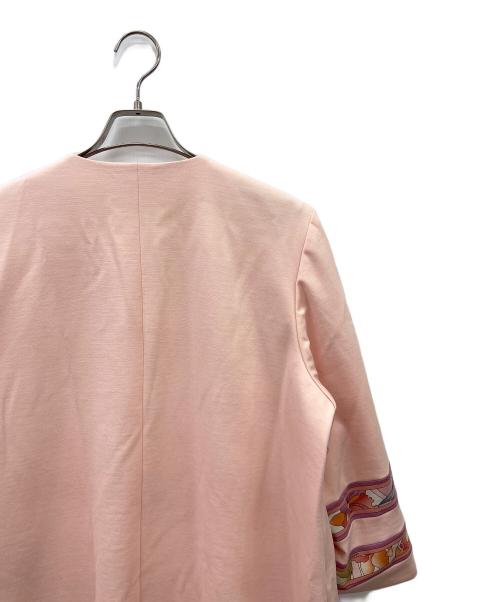 LEONARD（レオナール）LEONARD (レオナール) スプリングコート ピンク サイズ:44の古着・服飾アイテム